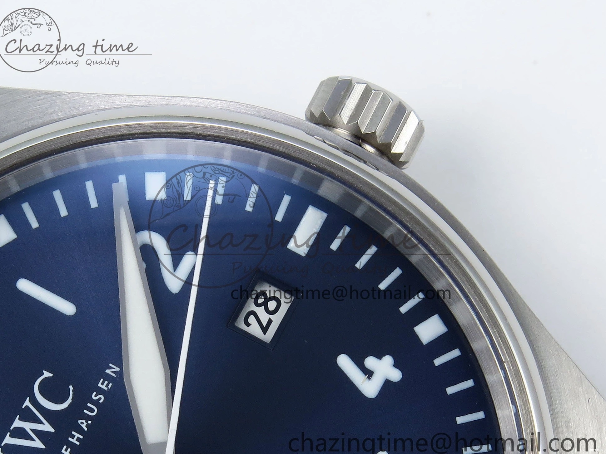 MIROTIME 0508 DailyWear Pilot Mark XX BLSF 1:1 Best Edition Blue Dial on Blue Leather Strap MIYOTA 7022